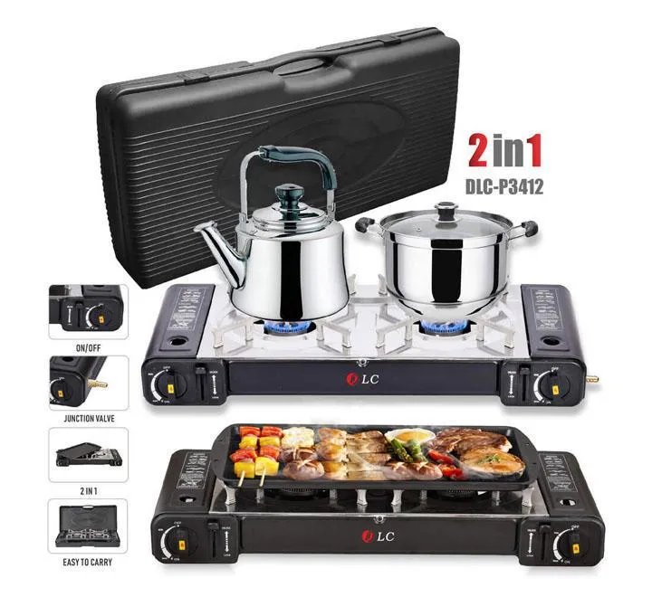 2 In 1 Portable Gas Stove