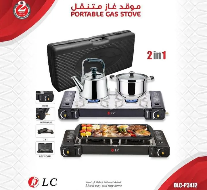 2 In 1 Portable Gas Stove