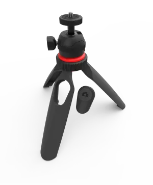 Active Mini Tripod with Wireless Shutter Remote & Camera/GoPro Mount