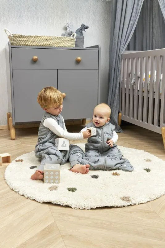 Baby Sleeping Bag Jumper Zebra Grey - 80cm
