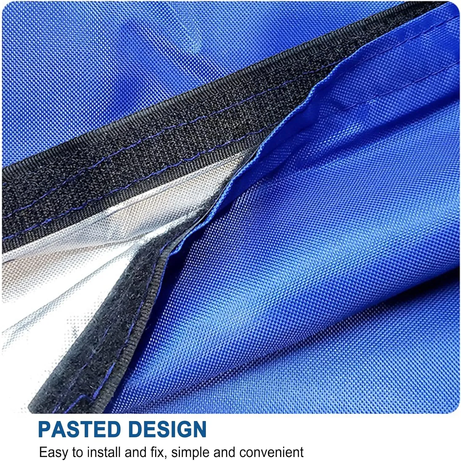 Boat Sail Cover Waterproof, Dustproof Thicken 420D Oxford Fabric Boom Mainsail Cover Boat Cover Sailboat Cover Anti UV Anti Wind Sunshade Cover Sail Boat Accessories (8-9Ft)