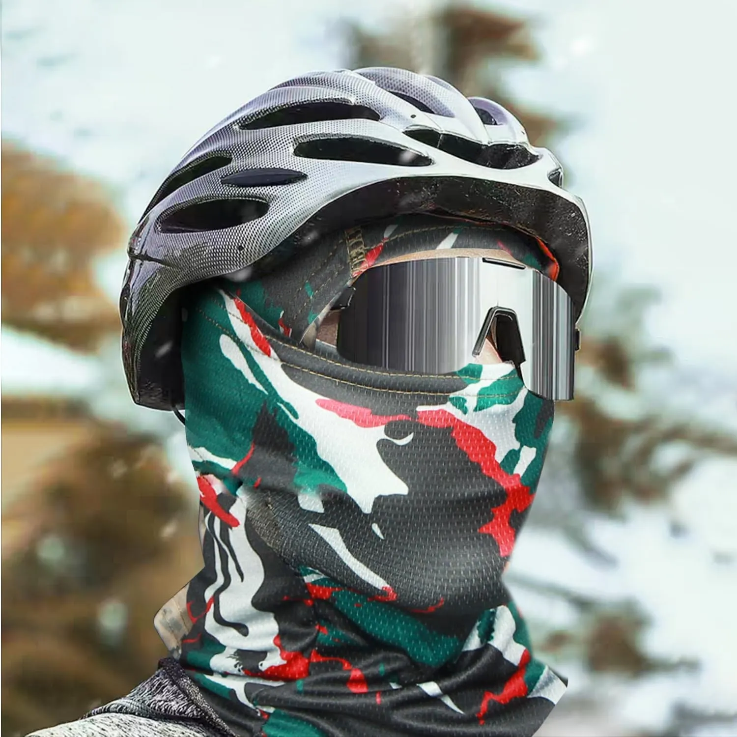 Camo Balaclava Face Mask Ski Mask for Men Women,Shiesty Mask UV Protector for Military Tactical Cycling Hunting Snowboard