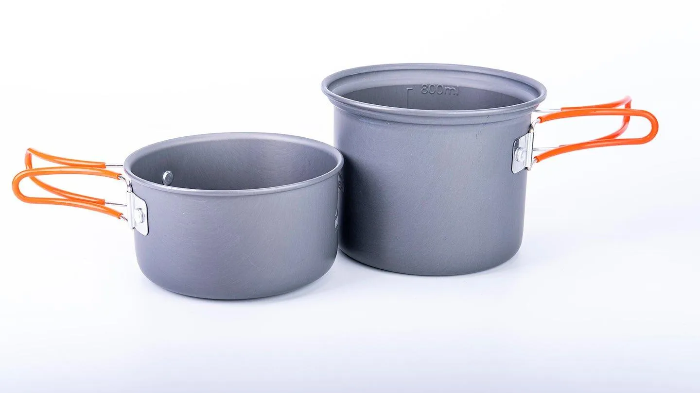 Camping cooking set combo