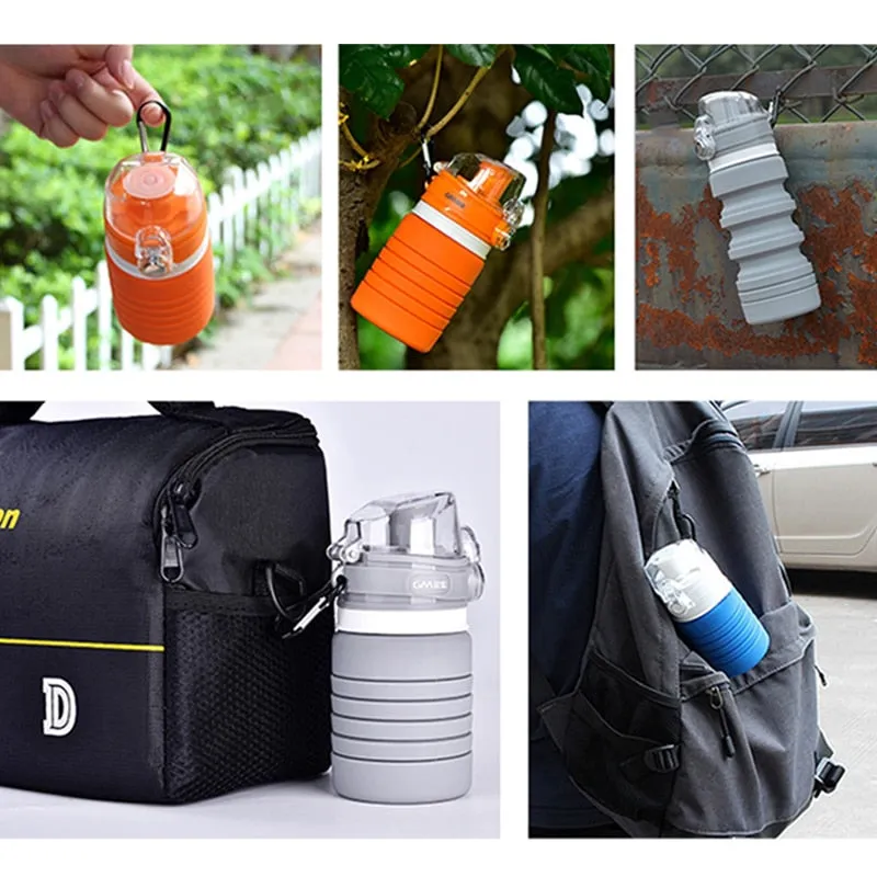 Collapsible Silicone Water Bottle