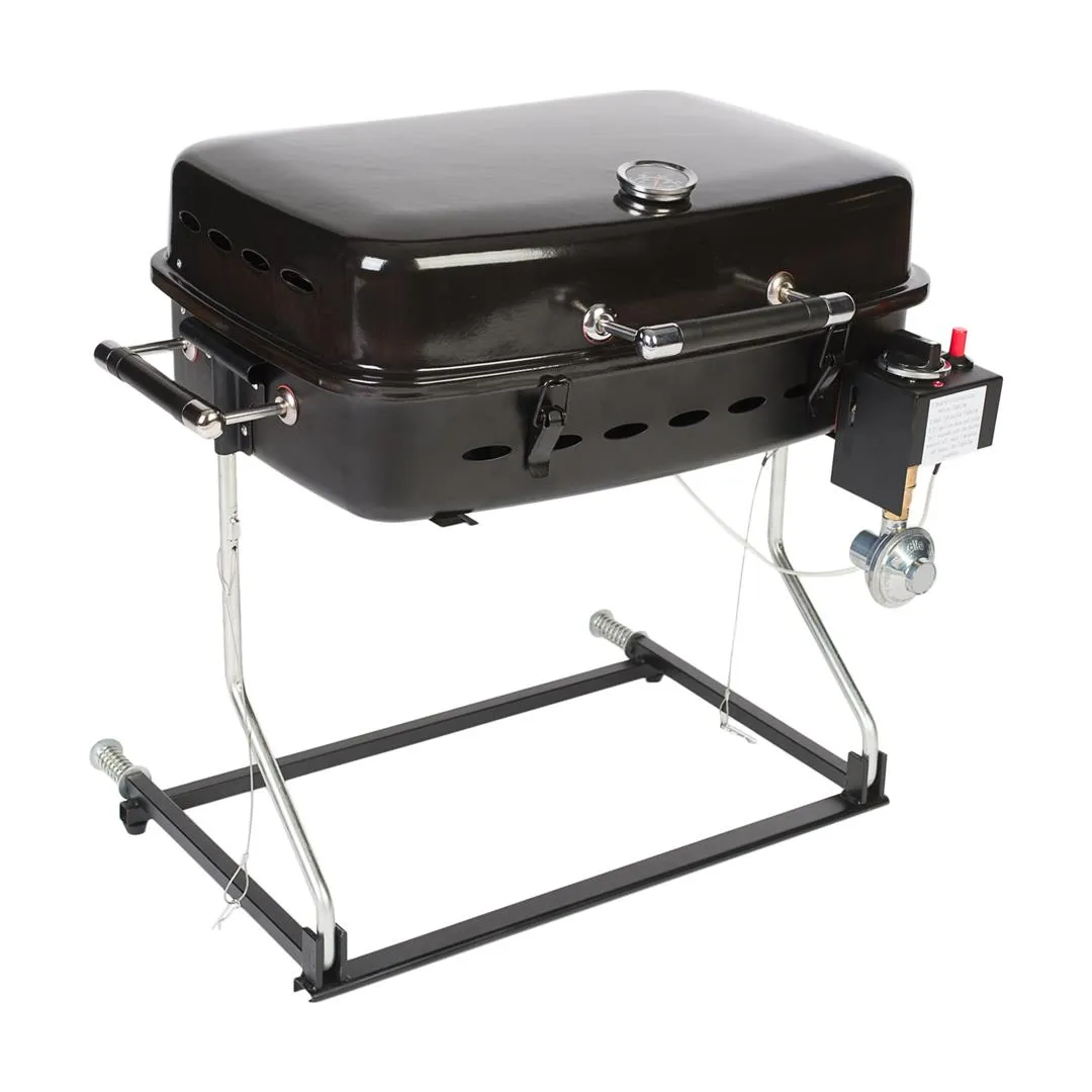 Faulkner Portable BBQ Grill – Compact Propane Grill for Camping & Tailgates
