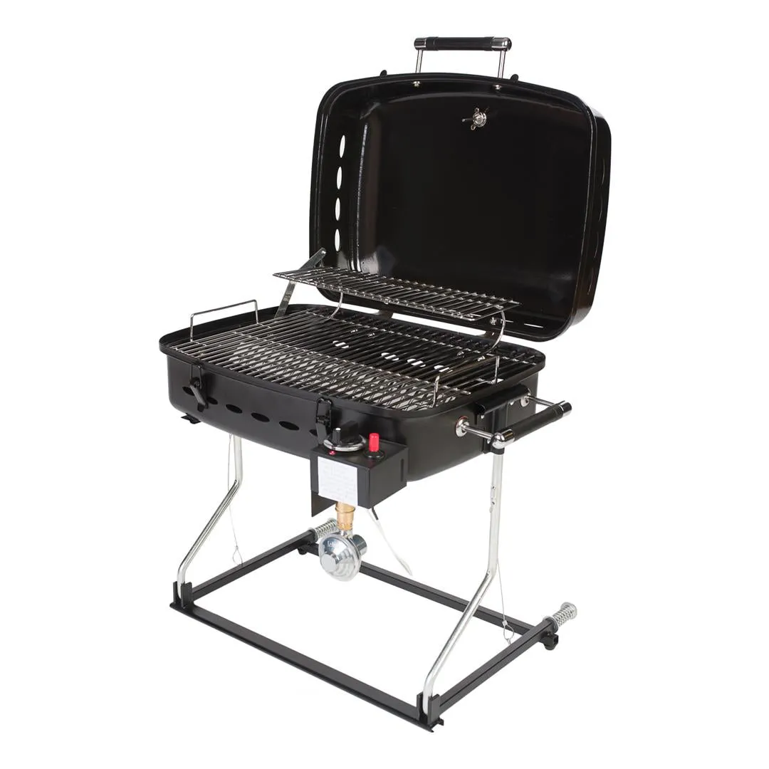 Faulkner Portable BBQ Grill – Compact Propane Grill for Camping & Tailgates