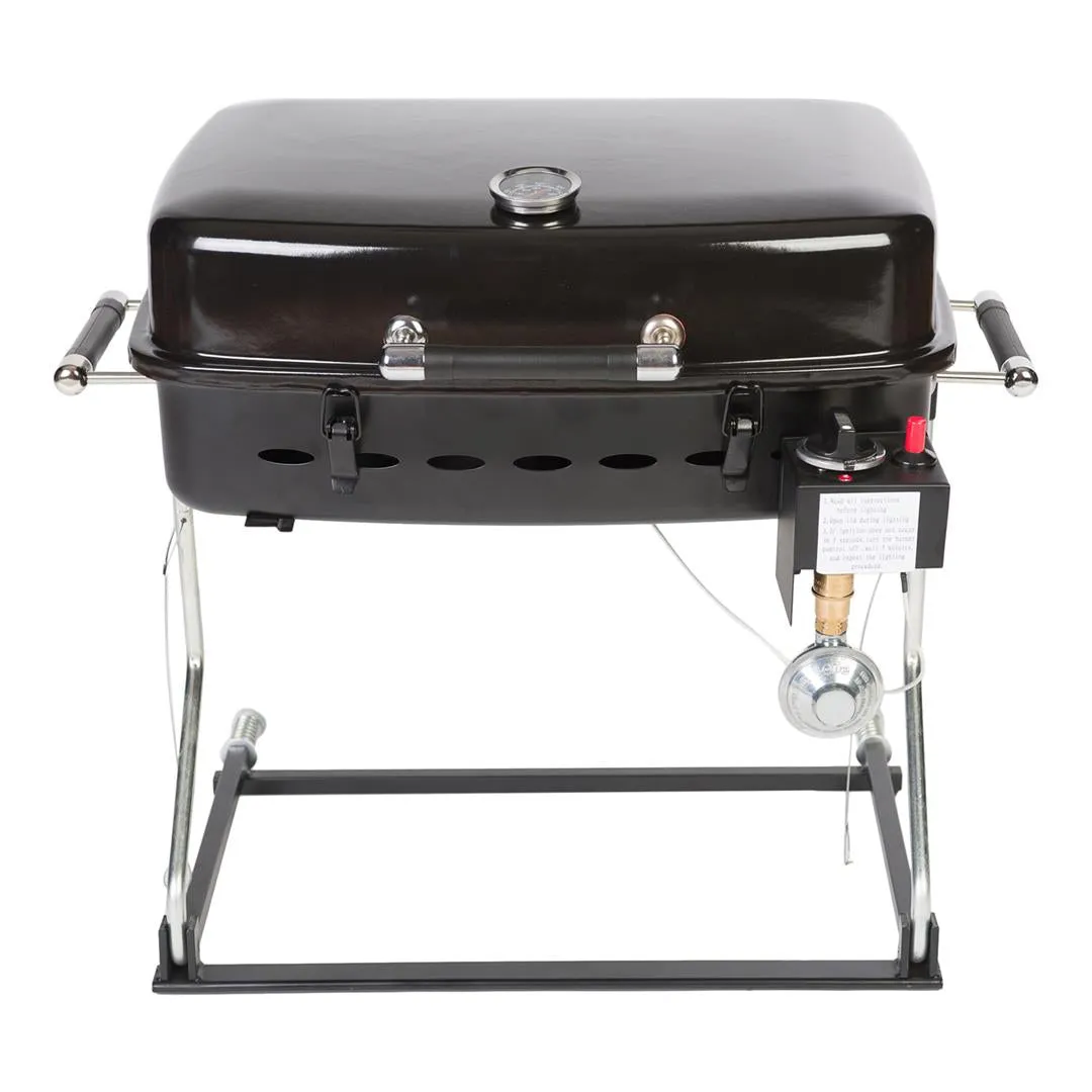 Faulkner Portable BBQ Grill – Compact Propane Grill for Camping & Tailgates