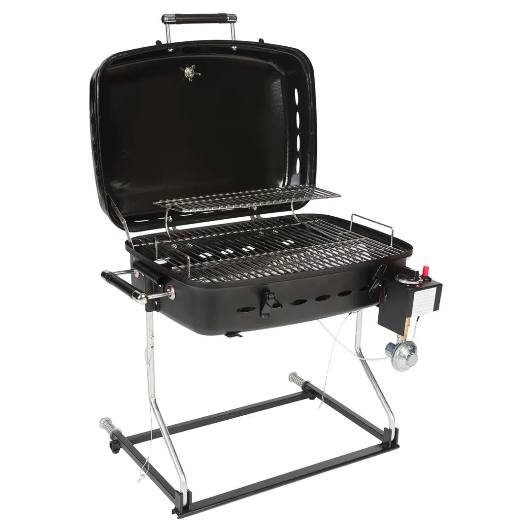 Faulkner Portable BBQ Grill – Compact Propane Grill for Camping & Tailgates