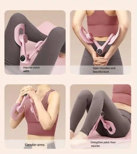 Fit Pelvic and Thigh, 2025 Upgraded Fit Pelvic and Thigh Woman for Pelvis, Legs, HIPS, and Glutes, Portable Smart Screen Display Count Enlarged Fitting Surface