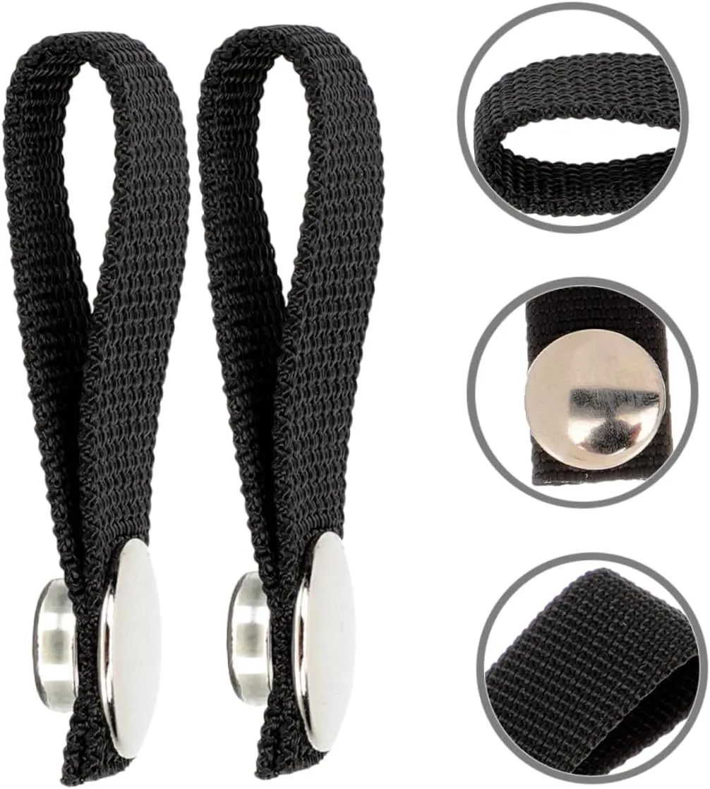 Gatuida 4sets Hockey Chin Strap Helmet Chin Strap Single Snap Aluminum Polyester Safety for Hockey Players 3pairs*4