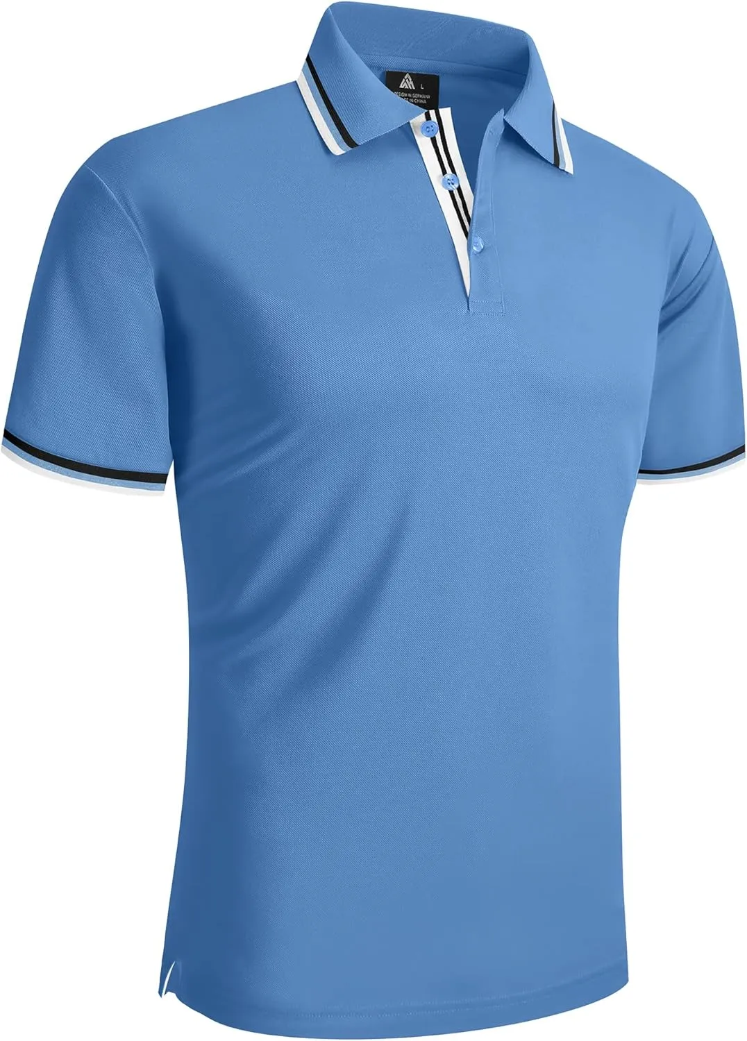 GEEK LIGHTING Polo Shirts for Men Short Sleeve Summer Causal Collared Golf Tennis T-Shirt