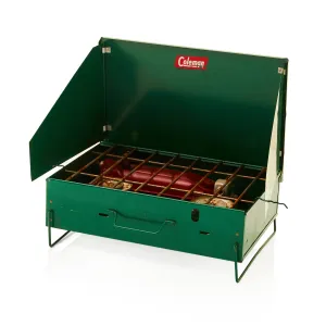 Green Metal Coleman Folding Camping Stove