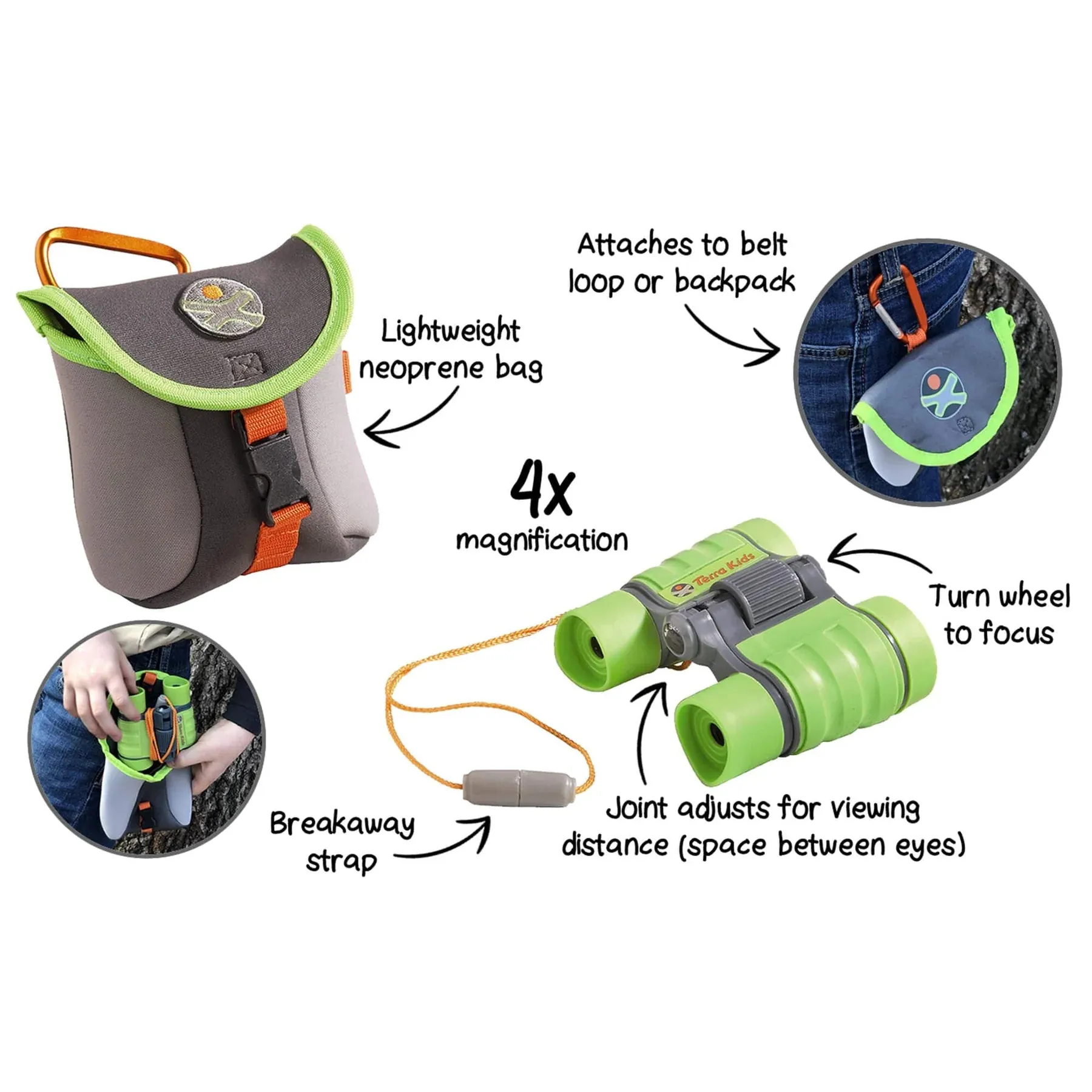 Haba: Terra Kids - Binoculars with bag