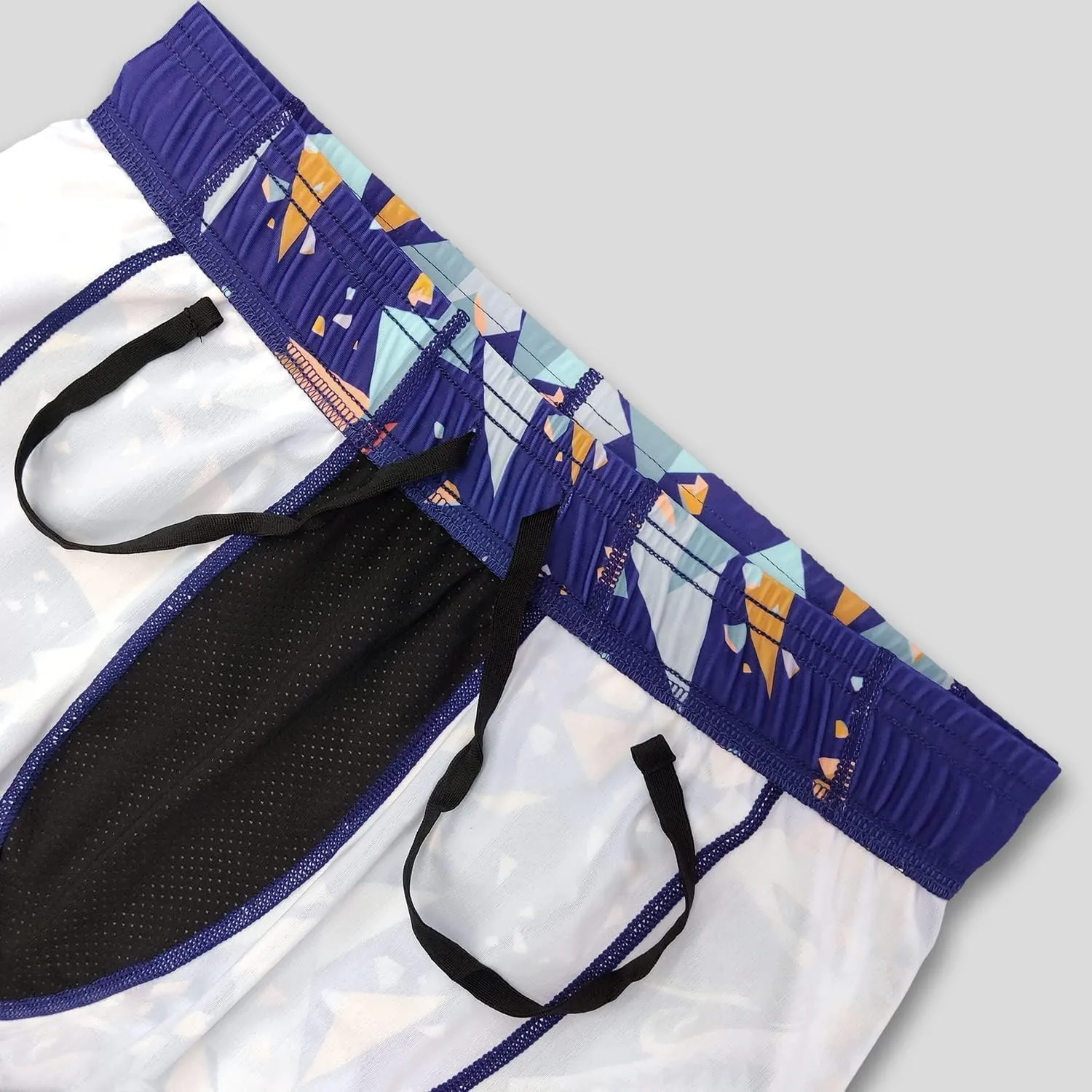 HUGE SPORTS Men's Rash Guard Swim Shorts Compression Swimming Jammer Cool Dry Active Swimsuit Workout Shorts Sports Tights