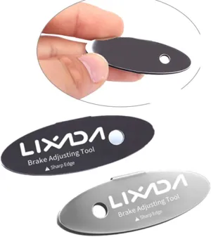 Lixada 1/2/4PC Disc Brake Pads Adjusting Tool Bicycle Pads Mounting Assistant Brake Pads Disc Brake Pads for Mountain Bike Rotor Alignment Tools Spacer Bike Repair Kit