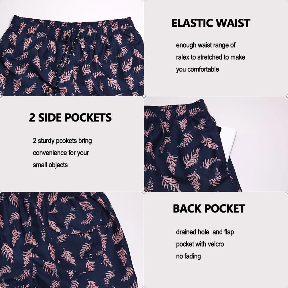Mens Swim Trunks Quick Dry Bathing Suit Board Shorts for Men | Beach Swimwear Pool Shorts