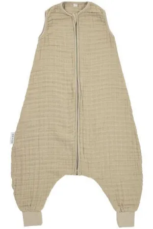 Meyco Baby Summer Sleep Overall Jumper Pre-washed Muslin Uni - Sand - 104cm