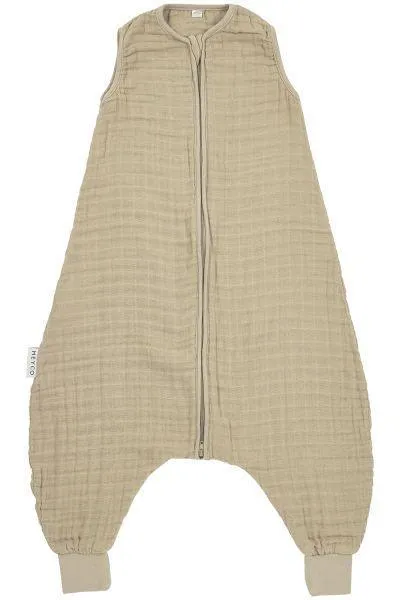 Meyco Baby Summer Sleep Overall Jumper Pre-washed Muslin Uni - Sand - 104cm