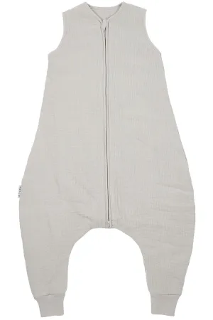 Meyco Baby Winter Sleep Overall Jumper Pre-Washed Muslin Uni Greige - 104cm