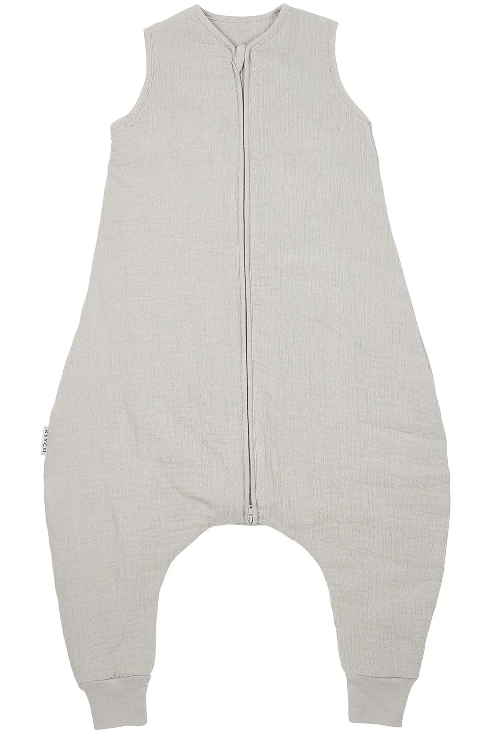 Meyco Baby Winter Sleep Overall Jumper Pre-Washed Muslin Uni Greige - 104cm