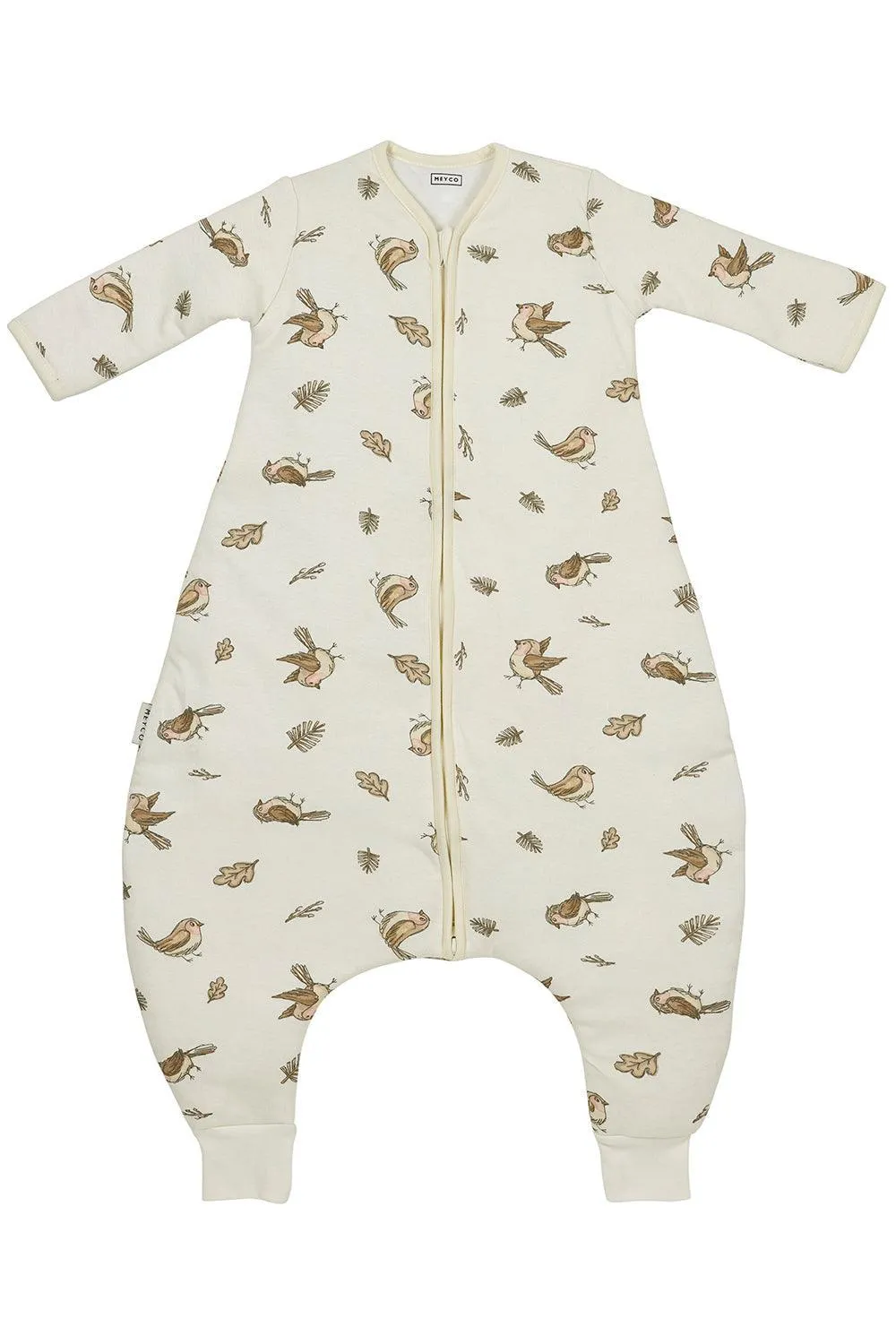 Meyco Baby Winter Sleep Overall Jumper With Sleeves Robin - Multicolour - 92cm
