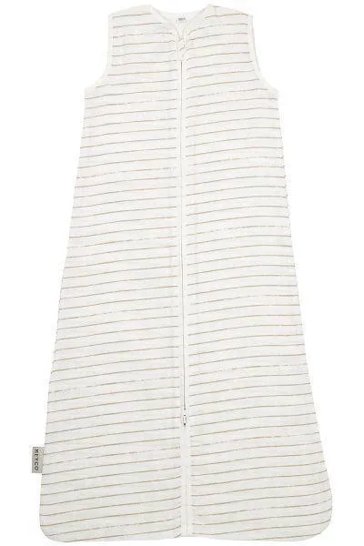 Meyco Sleeping Bag Muslin Stripe - Sand - 90cm