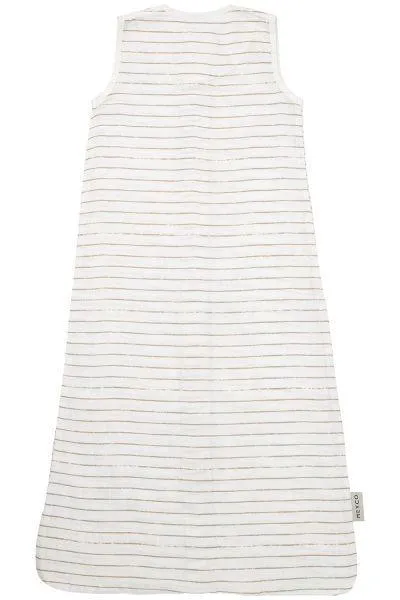 Meyco Sleeping Bag Muslin Stripe - Sand - 90cm