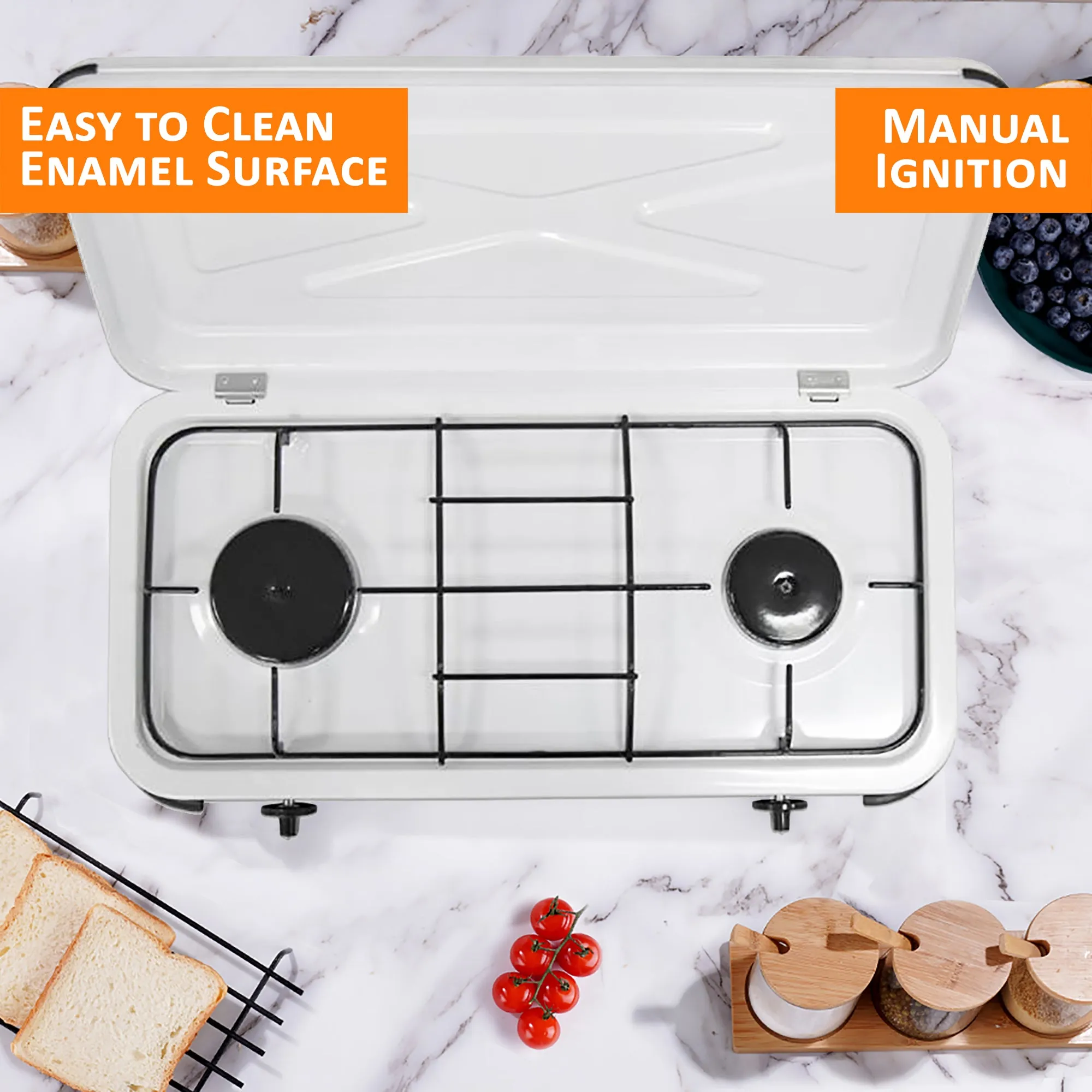NJ-02 Double Burner Gas Stove