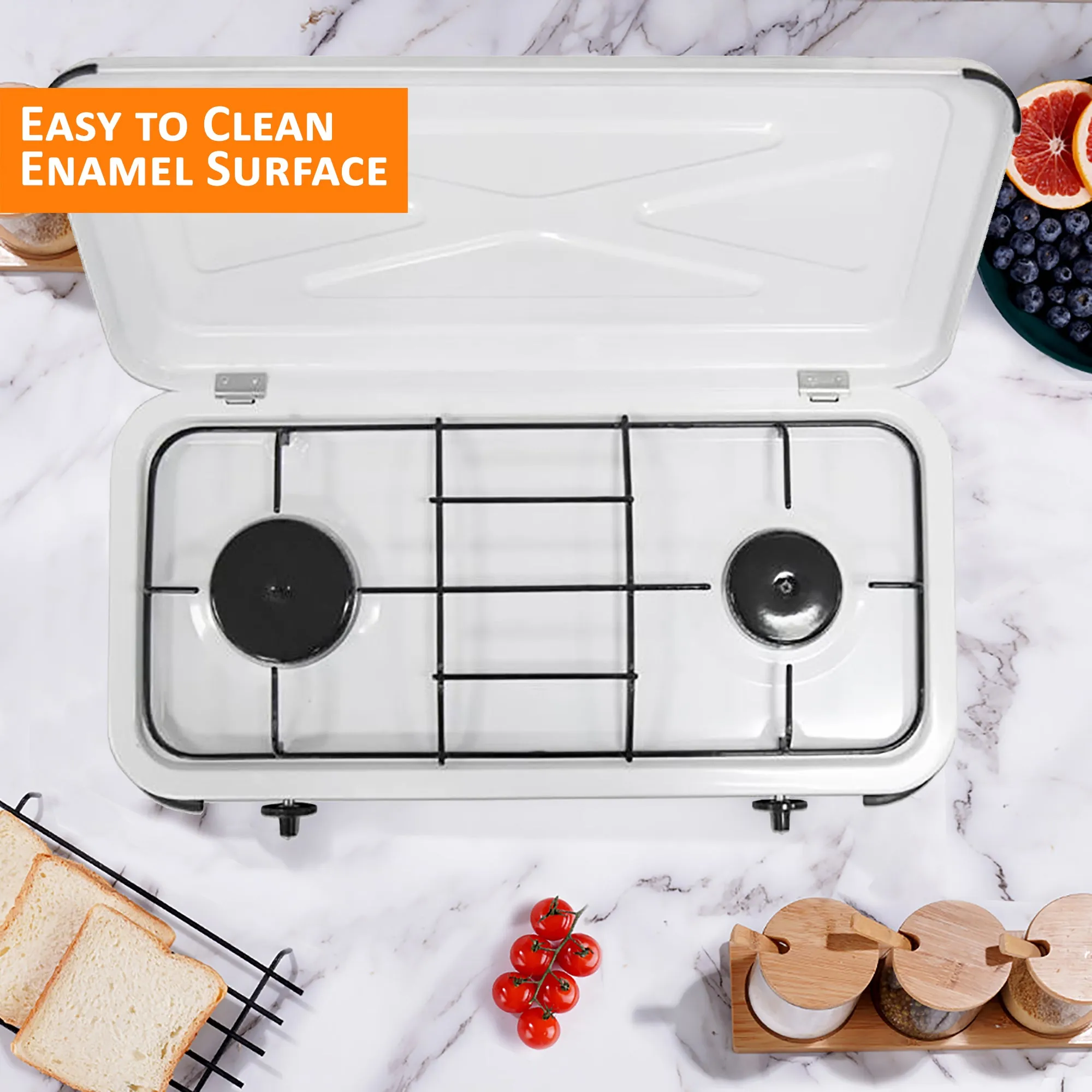 NJ-02 Double Burner Gas Stove