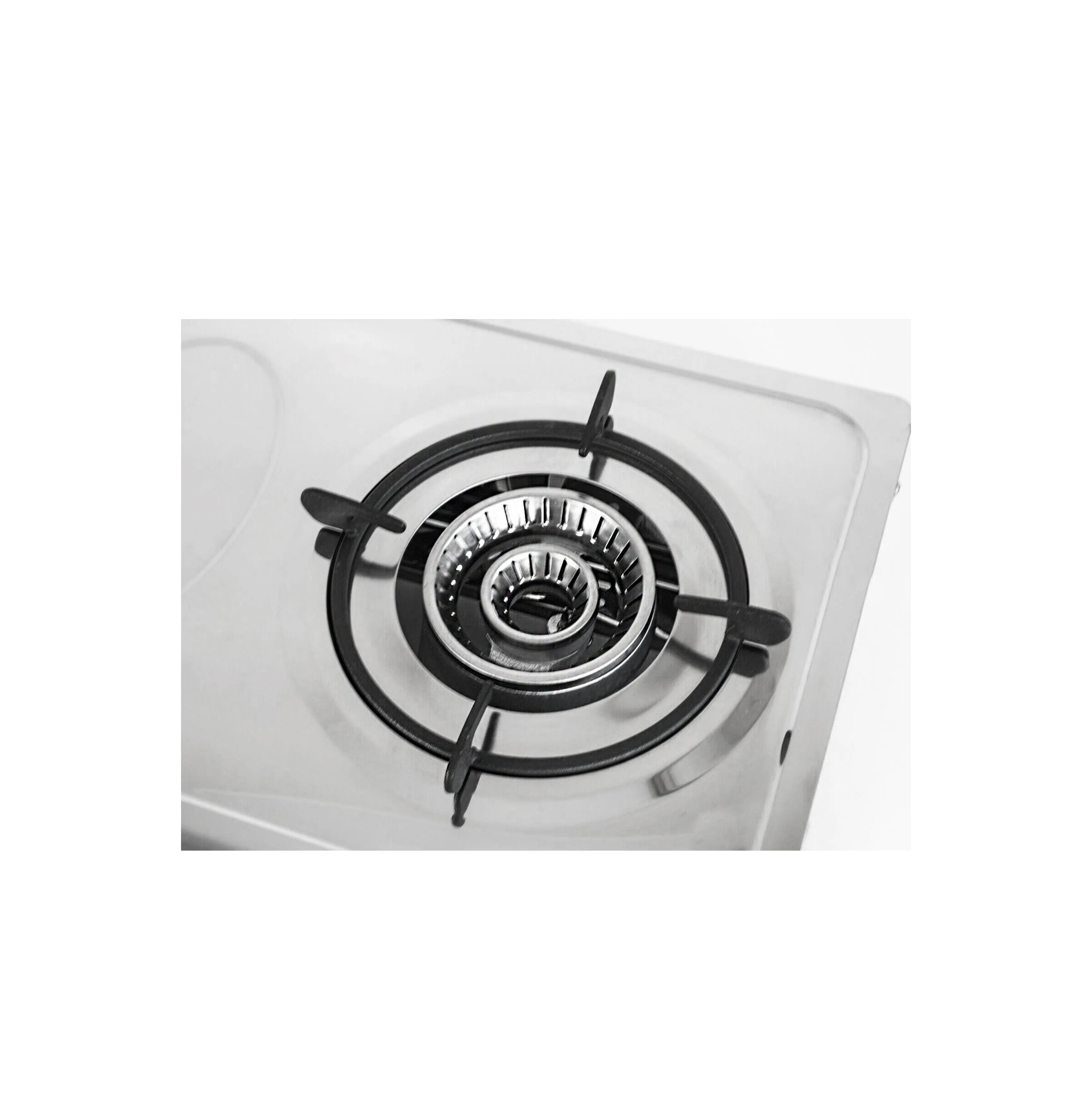 NJ-200 Gas Stove 2 Burner Stainless Steel 70cm Piezo Outdoor use