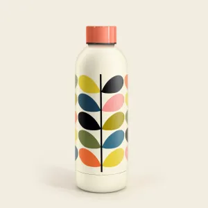Orla Kiely Multi Stem Stainless Steel Water Bottle