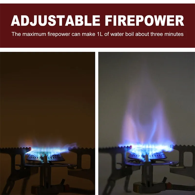 Outdoor Gas Stove Camping burner Folding Electronic Stove hiking Portable Foldable