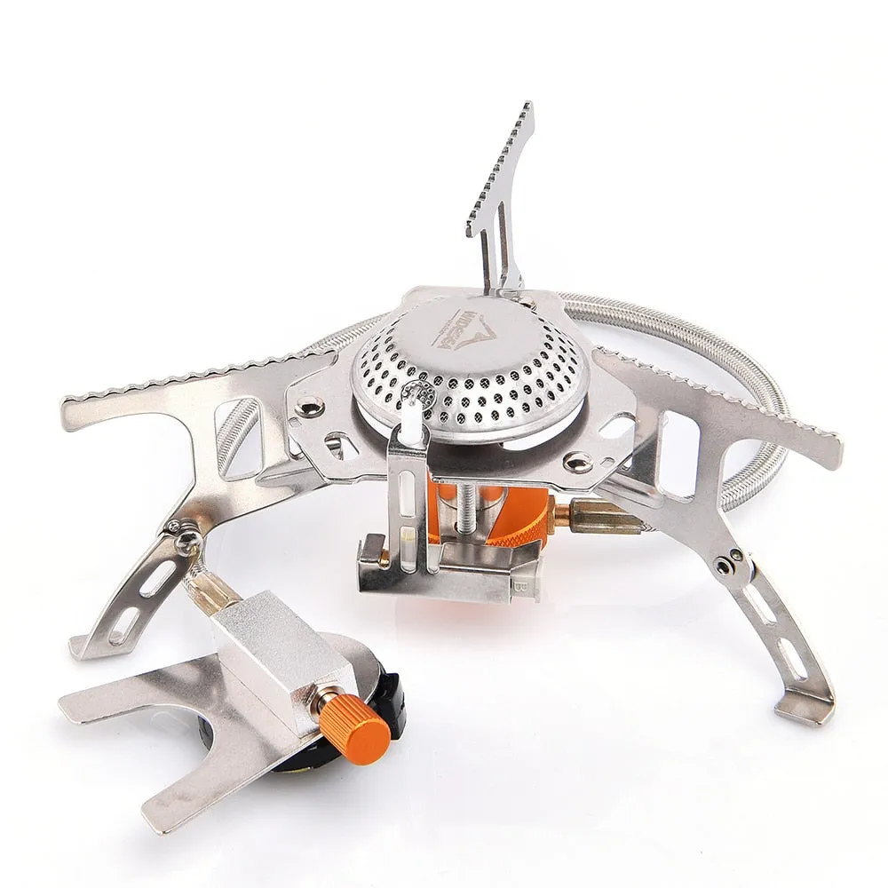 Outdoor Gas Stove Camping burner Folding Electronic Stove hiking Portable Foldable
