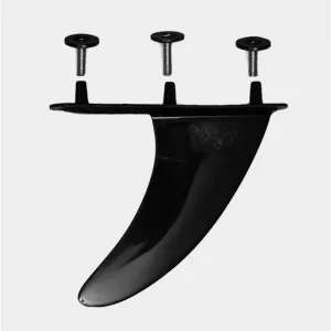 Perfect Storm Single Fin Surfboard, 9 Inch, Black
