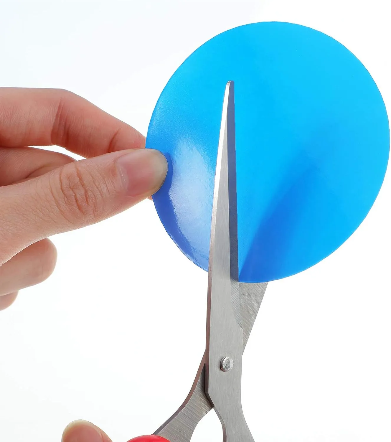 Round Self-Adhesive PVC Repair Patches, Vinyl Pool Liner Patch Boat Repair Vinyl Rubbers for Inflatable Boat Raft Kayak Canoe (Blue,20 Pieces)