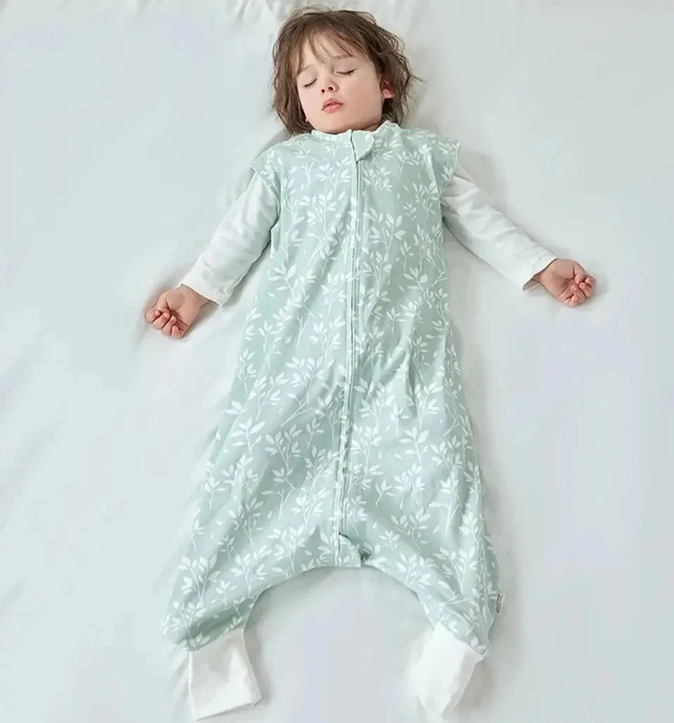 Sleeveless Split Leg Sleeping Vest for Toddlers - 1Tog (for Summer)
