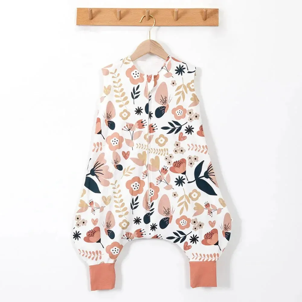 Sleeveless Split Leg Sleeping Vest for Toddlers - 1Tog (for Summer)