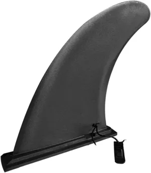 SUP Single Fin Longboard Fin Detachable for Inflatable Surfboard Paddleboard Black