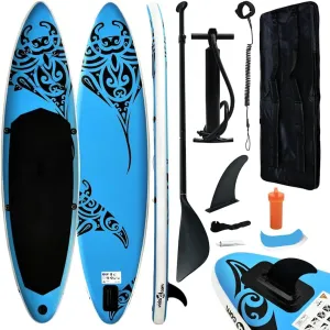 SVRCK Ultimate Inflatable Stand Up Paddleboard Set for Water Fun, Durable Puncture-Proof Design, Includes Oar and Pump, Blue