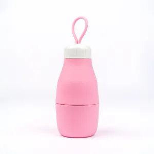 Whippy Collapsible Silicone Bottle 520ml - Rose-Tined Pink