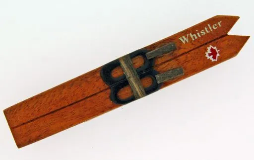 Wooden Canadian Magnet