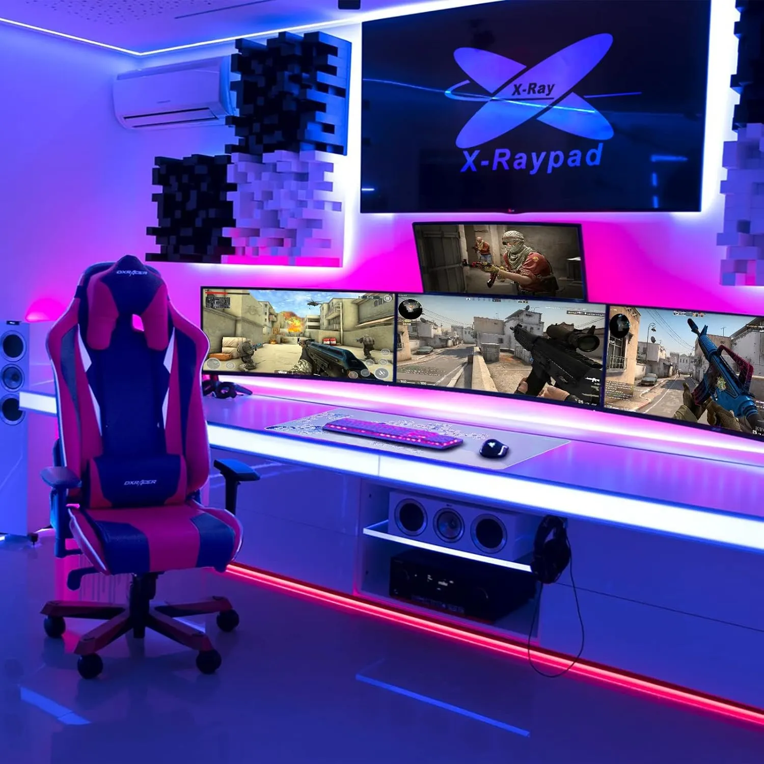 X-Raypad Aqua Control 2 Gaming Mouse Pad, Ultra-High Precision Mouse Pad with Perfect Speed and Control Capability, Consistent X and Y Glide, Designed for Fps Players with Low DPI Requirements