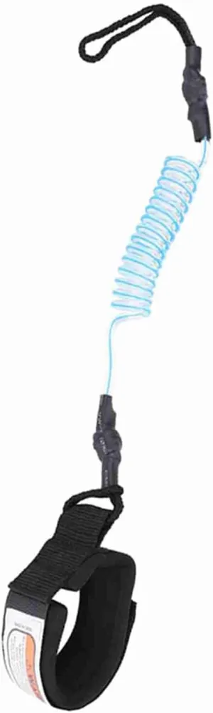 ZJchao Paddle Board Accessories, Surfboard Leash Leash Premium Stand Up Paddle Board Leg Rope Stand Up 5mm Coiled Spring Leg Foot Rope Surf Surfing Paddleboard